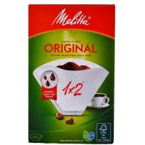 MELITTA COFFE FILTERS 1X2 WHITE 40'S