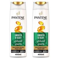 PANTENE SMOOTH & SILKY SMP 2X400ML @30% OFF