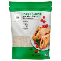 WHOLE SOME ORGANIC PURE CANE GRANULATED SUGAR 32 OZ