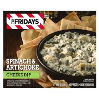 TGI FRIDAYS SPINACH CHEESE ARTICHOKE DIP 8 OZ