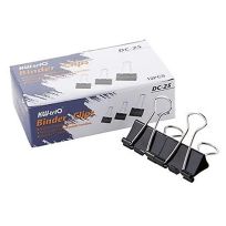 KW-TRIO BINDER CLIPS 12 PCS. # DC-25 1'S