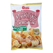 OISHI MARTYS CRACKLIN SALT & VINEGAR CHICHARON 90 GMS