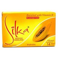 SILKA PAPAYA WHITENING SOAP 135 GMS