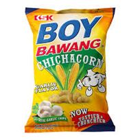 BOY BAWANG CORNICK CHICHACORN GARLIC FLAVOR 100 GMS