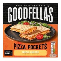 GOODFELLAS TRIPLE CHEESE PIZZA POCKET 250 GMS