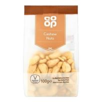 COOP CASHEW NUTS 100 GMS