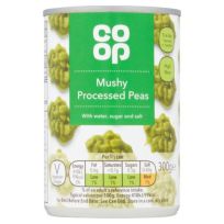 COOPMUSHY PROCESSED PEAS 300 GMS