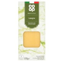 COOP PLAIN LASAGNE 500 GMS