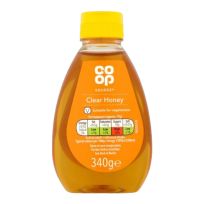 COOP SQUEEZY CLEAR HONEY 340 GMS