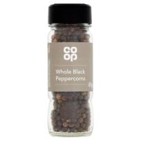 COOP WHOLE BLACK PEPPERCORNS 49 GMS