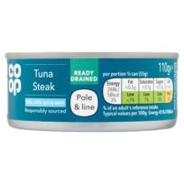 COOP DRAINED TUNA STEAK SINGLES SPRING 110 GMS