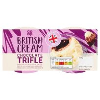 COOP CHOCOLATE TRIFLE 2PK 180 GMS