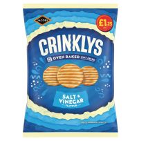 JACOBS CRINKLYS SALT AND VINEGAR 90 GMS