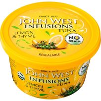 JOHN WEST TUNA INFUSION WITH LEMON AND THYME 80 GMS