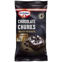 D OETKER EXTRA DARK CHOCOLATE CHUNKS 100 GMS