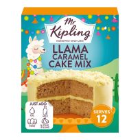 MR KIPLING LLAMA CARAMEL FLAVOUR CAKE MIX 400 GMS
