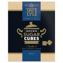 TATE LYLE BROWN SUGAR CUBES FOR COFFEE 500 GMS