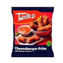 TWISTED CHEESEURGER FRIES WITH BURGER SAUCE 335 GMS