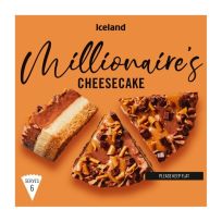 ICELAND MILLIONAIRE'S CHEESECAKE 450 GMS