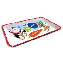 TOM SMITH XPARTY MELAMINE SML TREAT TRAY CHRT