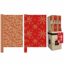 WRAP CHRISTMAS 1.5M FOIL TRAD 3 DES 1'S