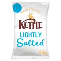 KETTLE CHIPS LIGHTLY SALTED HAND COOKED 80G
