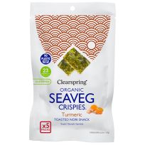 ORGANIC SEAVEG TURMERIC CRISPIES 20 GMS