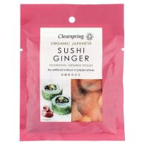 CLEARSPRING SUSHI GINGER PICKLE ORGANIC 50 GMS