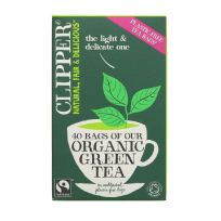 CLIPPER FAIRTRADE ORGANIC GREEN TEA 40'S