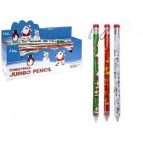 PMS CHRISTMAS DESIGN JUMBO PENCIL 1'S