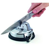 KITCHEN CRAFT KNIFE SHARPENER WITH SUCTION BASE 1'S