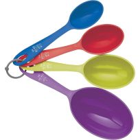 KITCHEN CRAFT MEASURING CUP COLORED SET OF 4'S 1'S