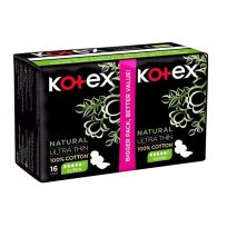 KOTEX ULTRA NATURAL OVERNIGHT SANITARY PADS 14'S