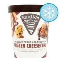 ENGLISH CAKE COMPANY CHOCOLATE FUDGE AND COOKIE DOUGH FROZEN 390 GMS