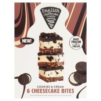 ENGLISH CAKE COOKIES AND CREAM CHEESECAKE BITES 210 GMS