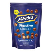 MCVITIES DIGESTIVE NIBBLES DOUBLE CHOCOLATE 2X110 GMS @SPL