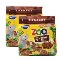 BAHLSENS LEIBNIZ ZOO JUNGLE BISCUITS WITH COCOA 2X100 GMS @SPECIAL OFFER