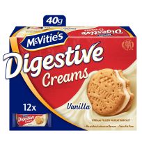 MCVITIES DIGESTIVE CREAM VANILA 12X40 GMS @SPECIAL OFFER