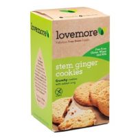 LOVE MORE STEM GINGER COOKIES FREE GLUTEN AND WHEAT AND MILK 200 GMS