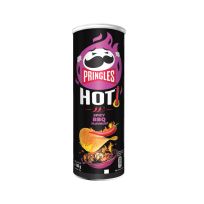PRINGLES HOT SPICY BBQ 160 GMS