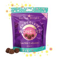 BOOJA BOOJA ORGANIC SALTED CARAMEL CHOCO WONDERS BAG 65 GMS