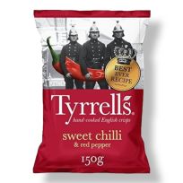 TYRRELLS SWEET CHILLI & RED PEPPER 150 GMS