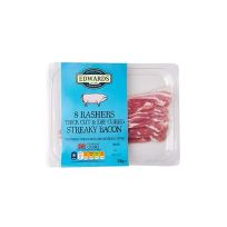 EDWARDS DRY CURED STREAKY BACON 200 GMS (CONTAINS PORK)