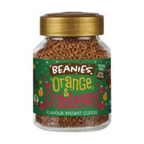 BEANIES ORANGE AND CRANBERRY FLAVOUR COFFEE 50 GMS