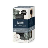 PETER'S YARD CHARCOAL AND RYE CRISPBREAD 90 GMS