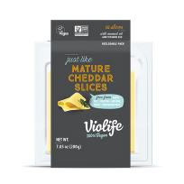 VIOLIFE MATURE CHEDDAR FLAVOUR SLICES 200 GMS