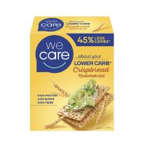 WE CARE CRISPBREAD CRACKERS LOWER CARB 100 GMS