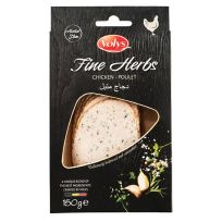 VOLYS STAR SLICED CHICKEN BREAST WITH HERBS 150 GMS