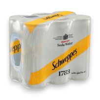 SCHWEPPES SODA WATER 6X250 ML