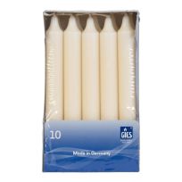 GIES DINNER CANDLE 10PK CHAMP